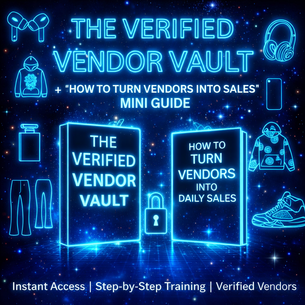VERIFIED VENDOR VAULT + MINI GUIDE (BUNDLE)